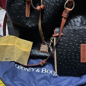 Dooney & Bourke Black and Brown Leather Set
